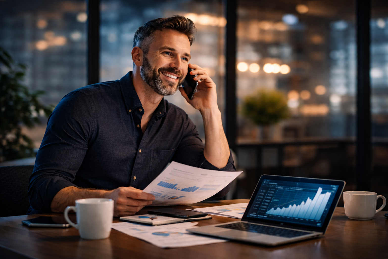 Business consultation meeting